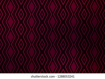 Dark Purple vector backdrop with lines, cubes. Shining colorful illustration with lines, rectangles. Backdrop for TV commercials.