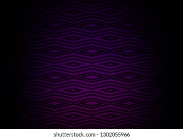 Dark Purple vector backdrop with lines, cubes. Colorful illustration with lines, cubes on abstract template. Smart design for your business advert.