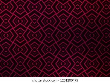 Dark Purple vector backdrop with long lines. Lines on blurred abstract background with gradient. Best design for your ad, poster, banner.