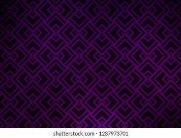 Dark Purple vector backdrop with long lines. Modern geometrical abstract illustration with staves. Backdrop for TV commercials.