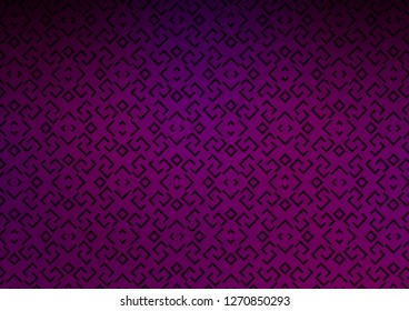 Dark Purple vector backdrop with long lines. Lines on blurred abstract background with gradient. Pattern for business booklets, leaflets.