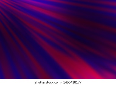 Dark Purple vector backdrop with long lines. Shining colored illustration with narrow lines. Pattern for business booklets, leaflets.