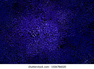 Dark Purple vector backdrop with memphis shapes. Colorful chaotic forms with gradient in modern style. Elegant design for wallpapers.
