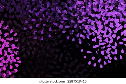 Dark Purple vector backdrop with memphis shapes. Modern abstract illustration with colorful random forms. Background for a cell phone.