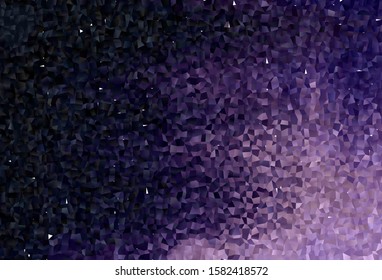 Dark Purple vector backdrop with rhombus. Illustration with set of colorful rectangles. Pattern for commercials.