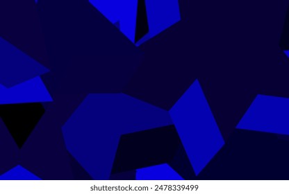 Dark Purple vector backdrop with small and big stars. Blurred decorative design in simple style with stars. Pattern for futuristic ad, booklets.