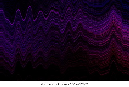 Dark Purple vector background with abstract lines. Colorful illustration in abstract marble style with gradient. Brand-new design for your ads, poster, banner.