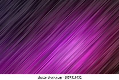 Dark Purple vector background with abstract lines. Shining crooked illustration in marble style. Brand-new design for your ads, poster, banner.