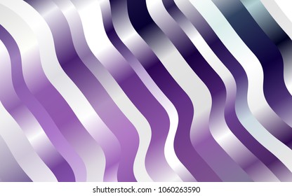 Dark Purple vector background with abstract lines. Geometric illustration in marble style with gradient.  The elegant pattern for brand book.