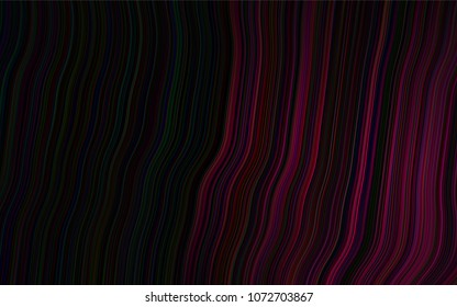 Dark Purple vector background with abstract lines. Creative geometric illustration in marble style with gradient. New composition for your brand book.