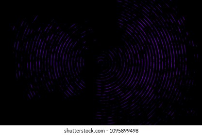 Dark Purple vector background with abstract lines. Shining illustration, which consist of blurred lines, circles. Marble design for your web site.