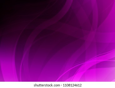 Dark Purple vector background with abstract lines. Brand new colored illustration in marble style with gradient. Marble design for your web site.
