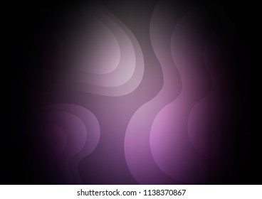 Dark Purple vector background with abstract lines. Brand new colored illustration in marble style with gradient. A new texture for your  ad, booklets, leaflets.
