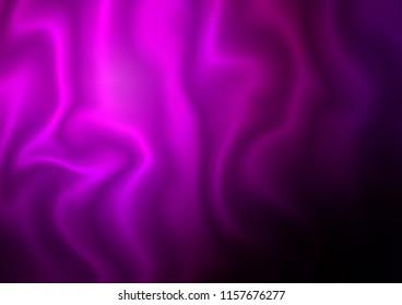 Dark Purple vector background with abstract lines. Modern gradient abstract illustration with bandy lines. Pattern for your business design.