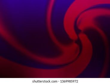 Dark Purple vector background with abstract lines. Creative illustration in halftone marble style with gradient. A completely new template for your business design.