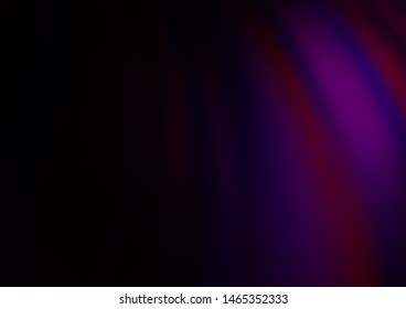 Dark Purple vector background with abstract lines. Shining crooked illustration in marble style. New composition for your brand book.
