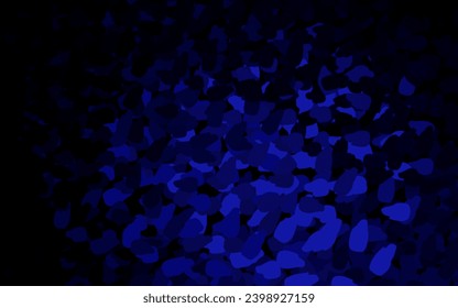 Dark Purple vector background with abstract shapes. Decorative design in abstract style with random forms. Simple design for your web site.