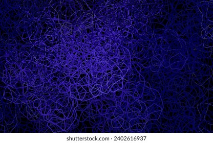 Dark Purple vector background with abstract shapes. Modern abstract illustration with colorful random forms. Elegant design for wallpapers.