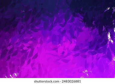 Dark Purple vector background with abstract shapes. Decorative design in abstract style with random forms. Elegant design for wallpapers.