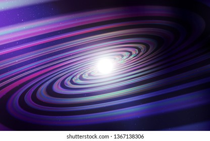 Dark Purple vector background with astronomical stars. Shining colored illustration with bright astronomical stars. Template for cosmic backgrounds.