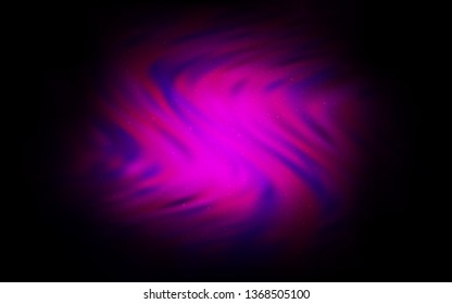 Dark Purple vector background with astronomical stars. Shining illustration with sky stars on abstract template. Smart design for your business advert.