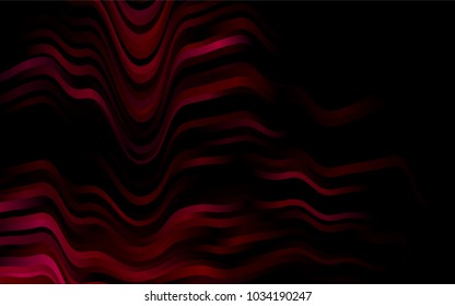 Dark Purple vector background with bent lines. A completely new color illustration in marble style. The best blurred design for your business.
