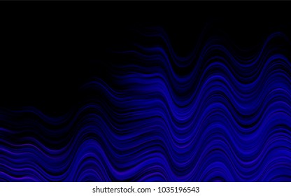 Dark Purple vector background with bent lines. Brand-new colored illustration in marble style with gradient. Textured wave pattern for backgrounds.