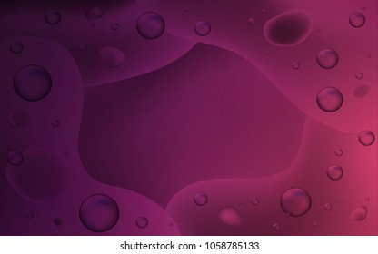 Dark Purple vector background with bent ribbons. A vague circumflex abstract illustration with gradient. Memphis style for your business design.