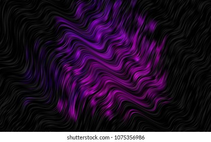 Dark Purple vector background with bent ribbons. A completely new color illustration in marble style. A completely new marble design for your business.