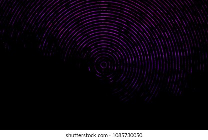 Dark Purple vector background with bent ribbons. An elegant bright illustration with gradient. Marble style for your business design.