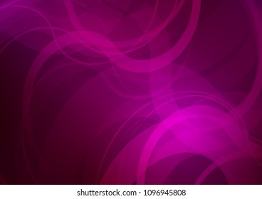 Dark Purple vector background with bent ribbons. Modern gradient abstract illustration with bandy lines. A new texture for your  ad, booklets, leaflets.