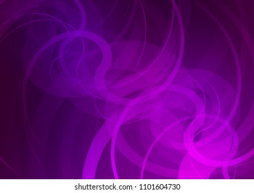 Dark Purple vector background with bent ribbons. Creative illustration in halftone marble style with gradient. Marble design for your web site.