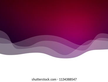 Dark Purple vector background with bent lines. A vague circumflex abstract illustration with gradient. A new texture for your  ad, booklets, leaflets.