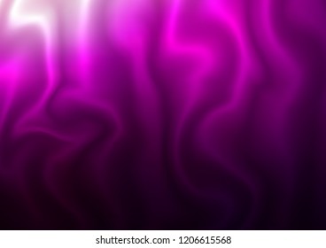 Dark Purple vector background with bent ribbons. A completely new color illustration in marble style. Textured wave pattern for backgrounds.