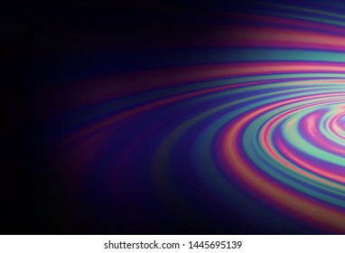 Dark Purple vector background with bent lines. A vague circumflex abstract illustration with gradient. The elegant pattern for brand book.