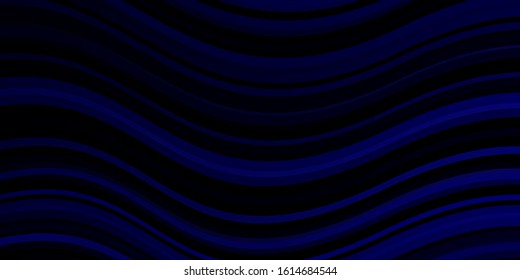Dark Purple vector background with bent lines. Brand new colorful illustration with bent lines. Best design for your posters, banners.