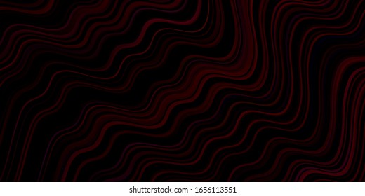 Dunkelviolette Vektorillustration mit verbogenen Linien. Farbige Illustration im einfachen Stil mit Farbverlauf.  Eine neue Textur für Ihre Anzeige, Broschüren, Broschüren.