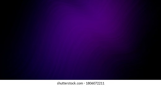 Dark Purple vector background with bent lines. Gradient illustration in simple style with bows. Template for cellphones.