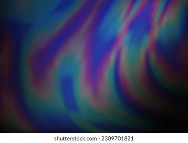 Fondo vector púrpura oscuro con cintas dobladas. Ilustración creativa en estilo de mármol medio tono con gradiente. Nuevo diseño para tus anuncios, afiche, banner.