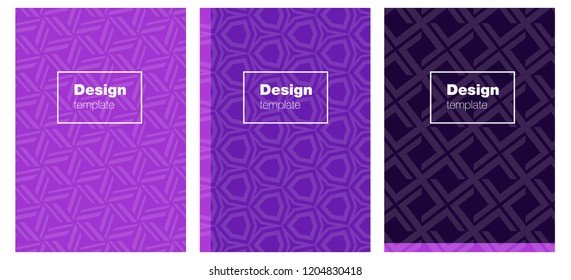 Dark Purple vector background for books. Glitter abstract design concept with text box. Design for cover of books, notepads.
