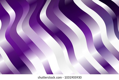 Dark Purple vector background with bubble shapes. Shining crooked illustration in marble style. Pattern for your business design.