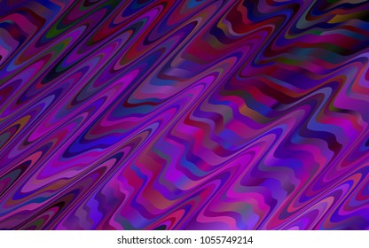Dark Purple vector background with bubble shapes. Creative geometric illustration in marble style with gradient. A completely new marble design for your business.