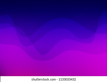 Dark Purple vector background with bubble shapes. Brand new colored illustration in marble style with gradient. The template for cell phone backgrounds.