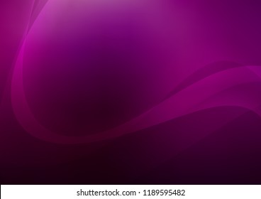 Dark Purple vector background with bubble shapes. A vague circumflex abstract illustration with gradient. The elegant pattern for brand book.