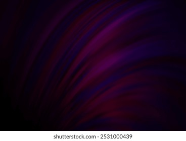 Dark Purple vector background with bubble shapes. Shining crooked illustration in marble style. A completely new marble design for your business.