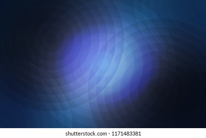 Dark Purple vector background with bubbles. Illustration with set of shining colorful abstract circles. Pattern can be used as texture of wallpapers.