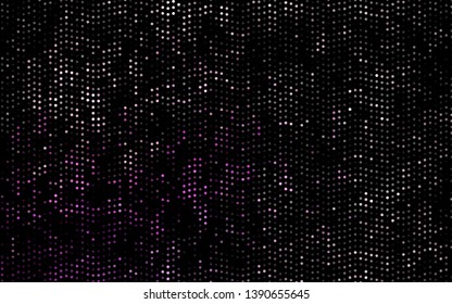 Dark Purple vector background with bubbles. Beautiful colored illustration with blurred circles in nature style. Pattern for beautiful websites.