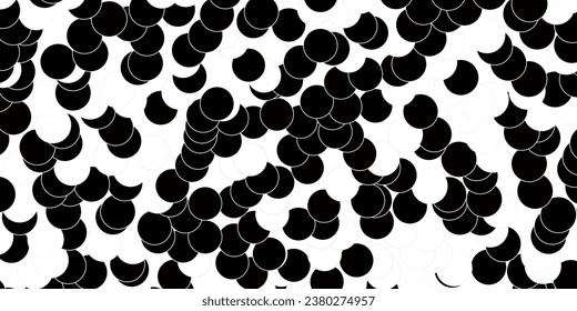 Dark Purple vector background with bubbles. Colorful illustration with gradient dots in nature style. Pattern for business ads.