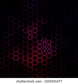Dark Purple vector background with circles. Abstract illustration with colorful spots in nature style. Pattern for booklets, leaflets.