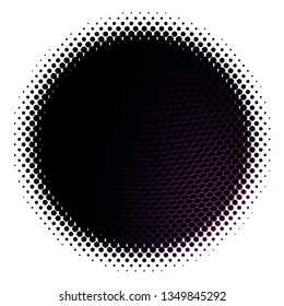 Dark Purple vector background with circles. Abstract decorative design in gradient style with bubbles. Design for posters, banners.